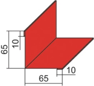 металевий сайдинг, кут внутрішній