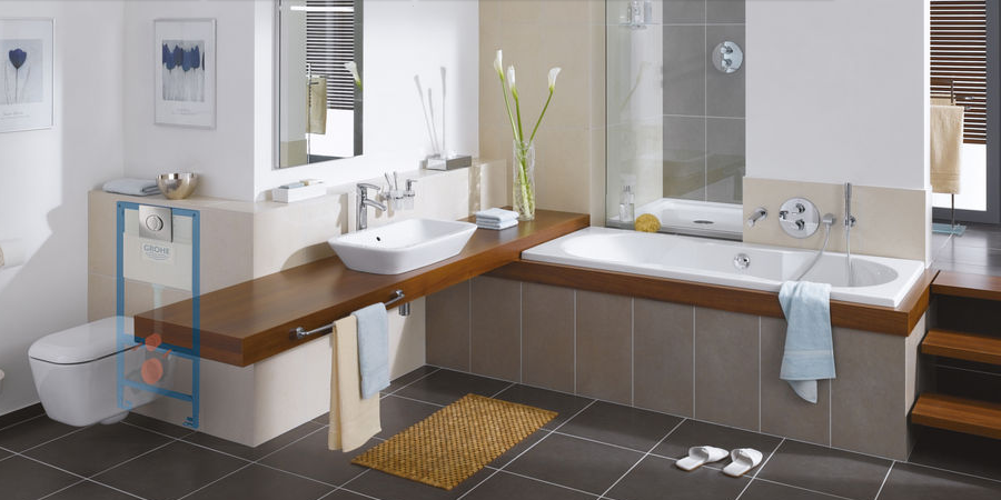 Grohe инсталляция