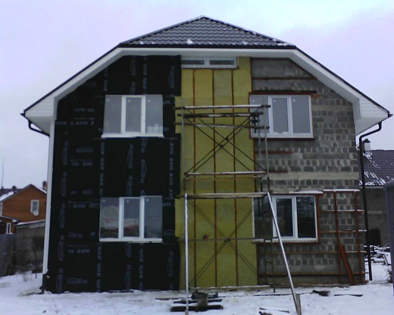 Теплоизоляция на фасаде