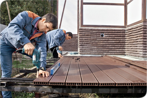 Встановлення терасної дошки