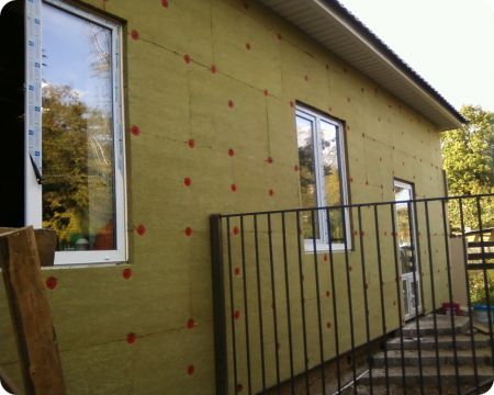 Теплоизоляция на фасаде