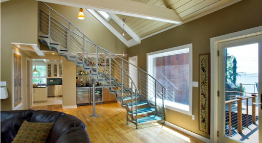 Гвинтові модульні сходи для котеджу, Гвинтові модульні сходи для дачі