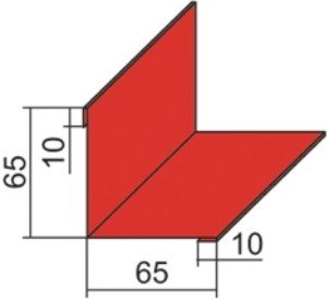 металевий сайдинг, кут внутрішній