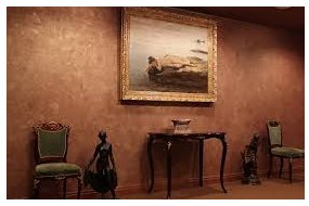 Декоративная краска в интерьере