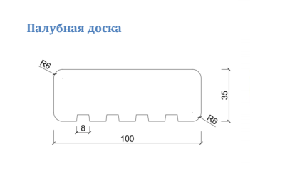 Палубная доска Dervus