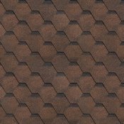 Бітумна черепиця Shinglas Фінська Соната Коричнева