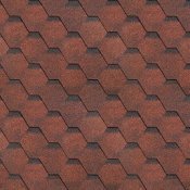 Бітумна черепиця Shinglas Фінська Соната Червона