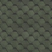 Бітумна черепиця Shinglas Фінська Соната Зелена