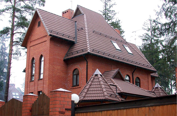 покрівля з цементно піщаної черепиці, франкфуртська піщано цементна черепиця