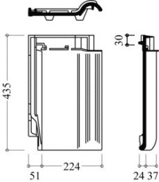 Braas Рубін 13V Керамічна черепиця
