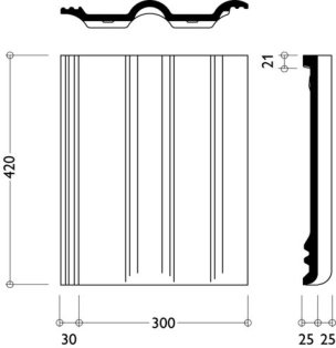 BRAAS Цементно-піщана черепиця Франкфуртська Lumino
