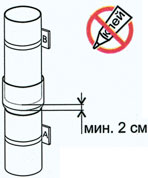 PLASTMO Водосток Наконечник 90мм