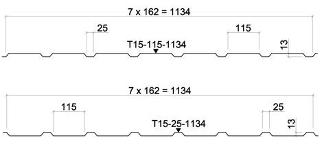 Профнастил завода Ruukki Т-15