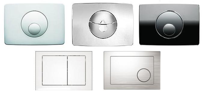 Кнопки для консольного унітазу