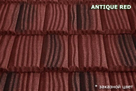 композитная черепица MetroWood Antigue Red