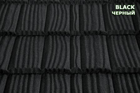 композитная черепица MetroWood Black