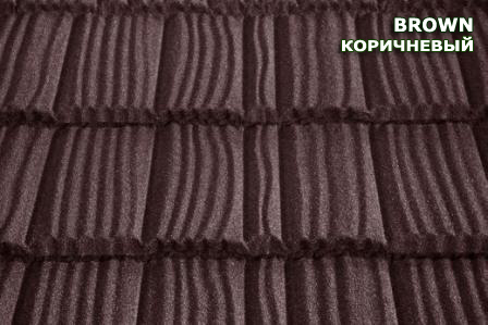 композитная черепица MetroWood Brown