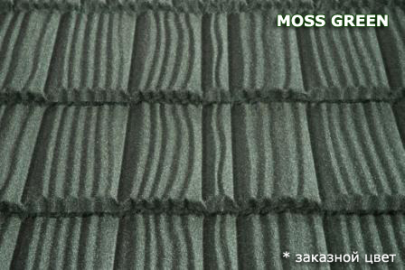 композитная черепица MetroWood Moss Green