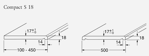 Подоконник Werzalit compact