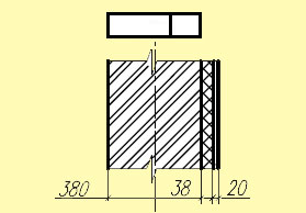 Расчет толщины утеплителя на стену 380 мм