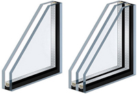 Однокамерный и двухкамерный стеклопакет