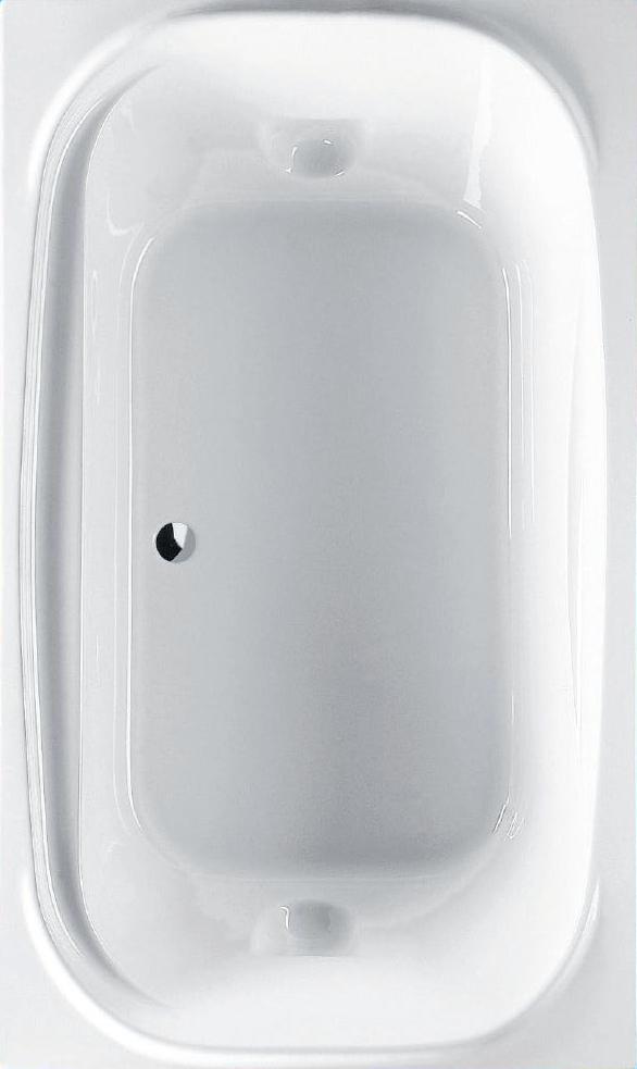 Прямокутна ванна з центральним зливом