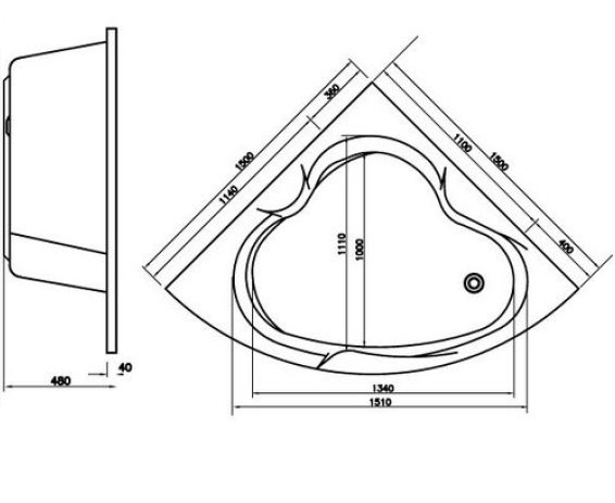Схема ванни Koller Pool Kalipso