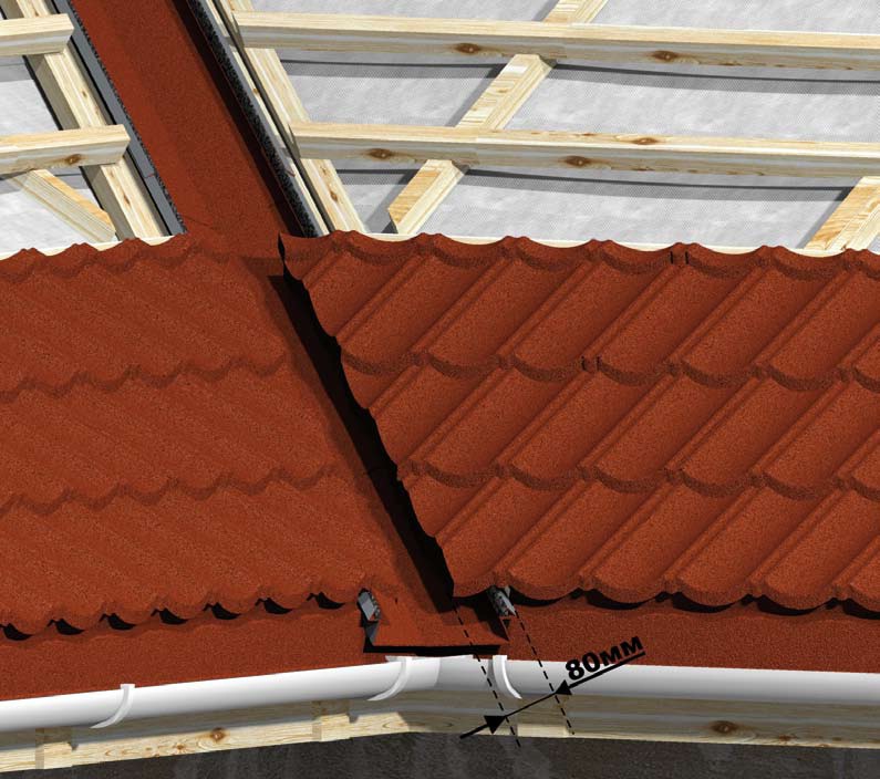 Укладка композитной черепицы