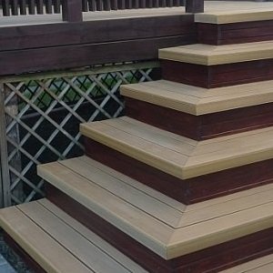 сходи з терасної дошки ДПК