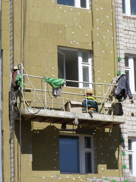 Етапи утеплення стін мінватою