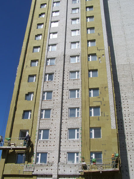 Етапи утеплення стін мінватою