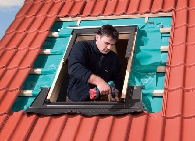 встановлення мансардного вікна розмір серія відображення