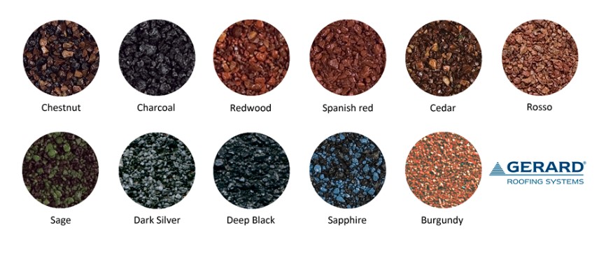 Основные цвета черепицы Gerard Diamant