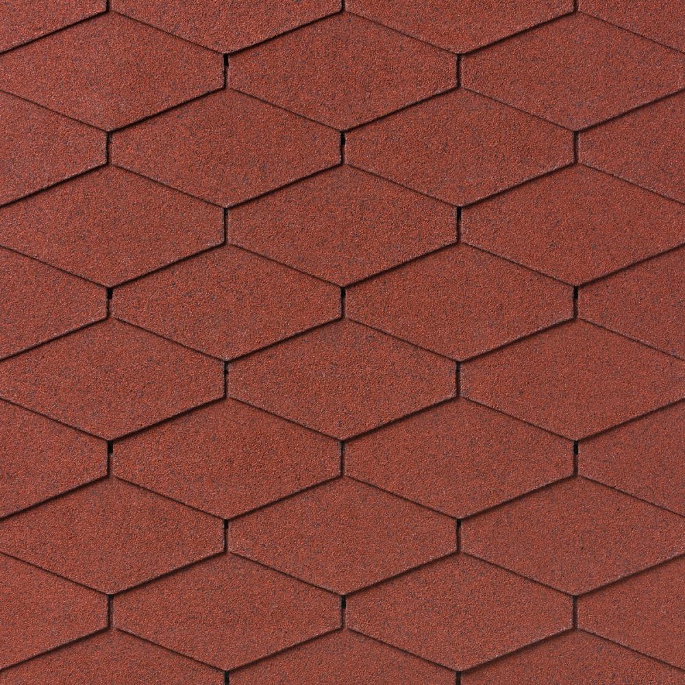 IKO DiamantsShield Tile red