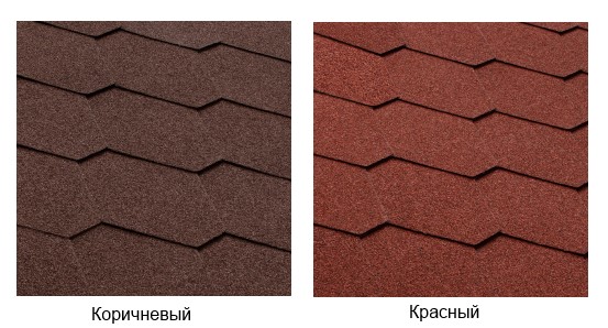 Цветовая гамма черепицы Икопал Шестигранник