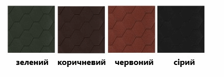 Цветовая гамма черепицы Matizol Residence