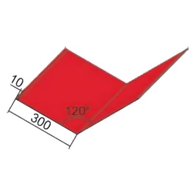 Ендова для металочерепиці Е-1 Поліестер