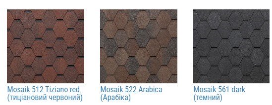 Tegola mozaik колір