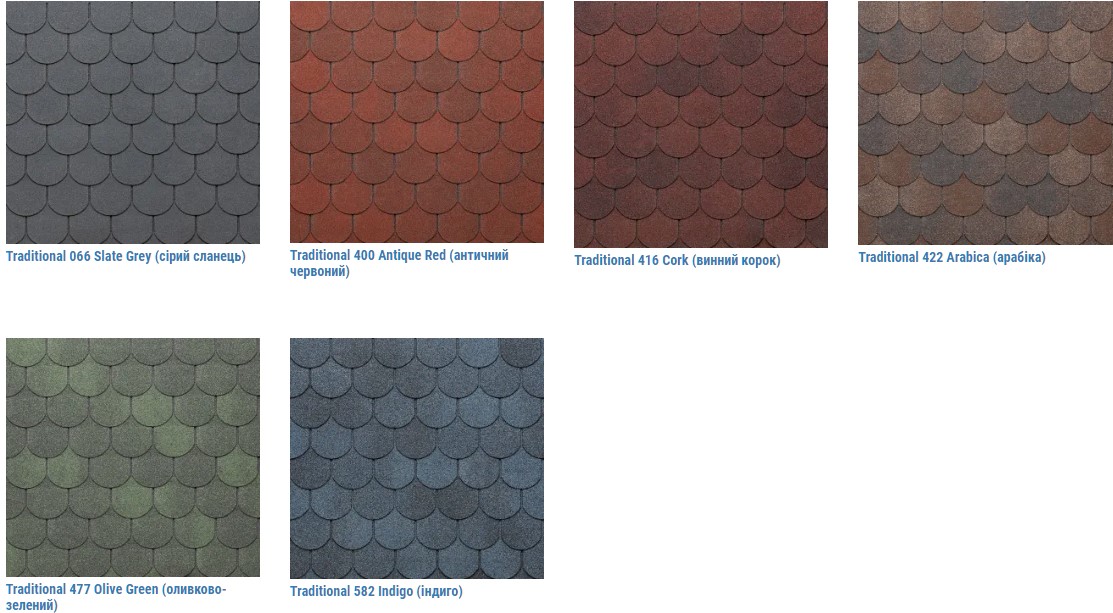 Tegola Premium Traditioal колір