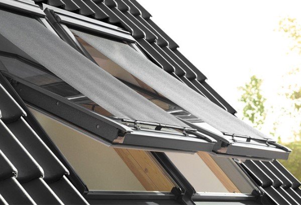 Маркизети для мансардних вікон