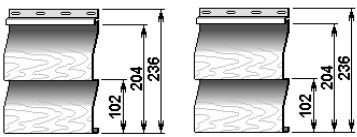 Схама и размера сайдинга Boryszew