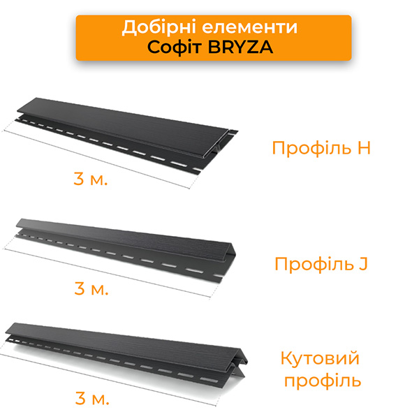 Доборные элементы софит Bryza