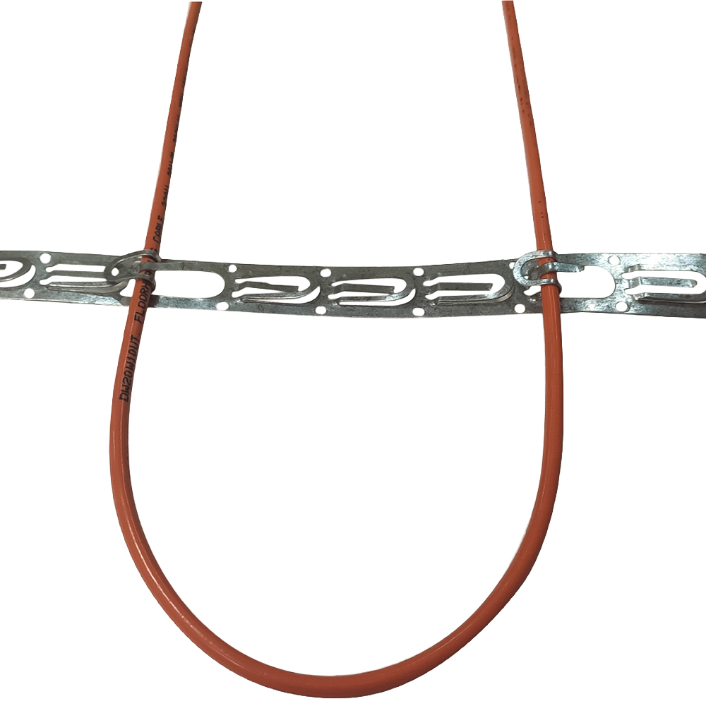 Кріплення нагрівального кабелю на монтажну стрічку