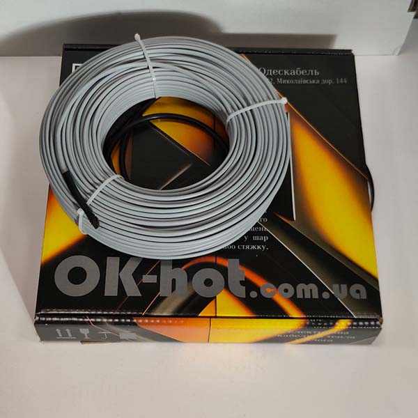 Двожильний кабель, що гріє, для електричної теплої підлоги OK-hot 17