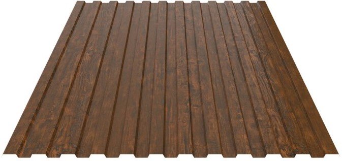 Профнастил Він-скіф Print дерево