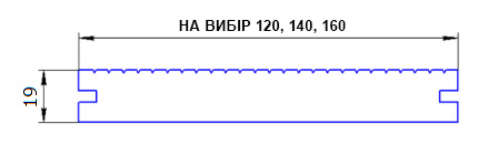 Розміри терасної дошки Bruggan