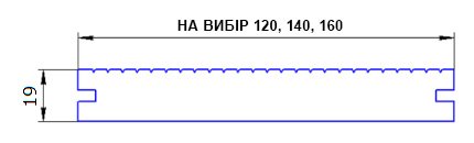 Розміри терасної дошки Bruggan