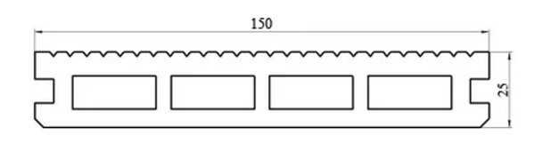 Технічні параметри терасна дошка Tardex Classic